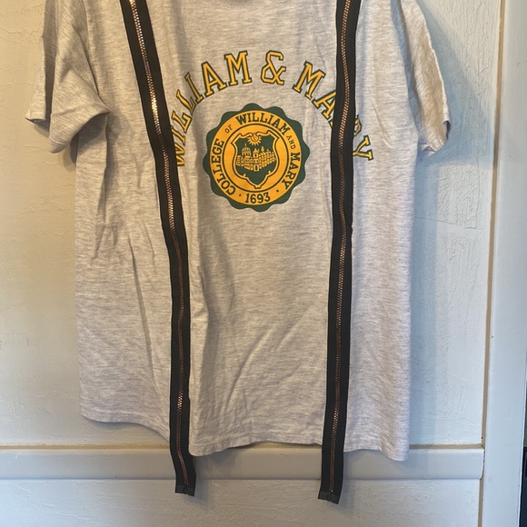 First of a Kind Zipper Tee Shirt Top - Picture 5 of 5